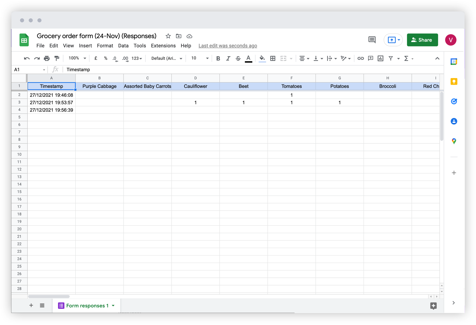 Download the order line items data from Neartail Reports or sync customer orders to Google Sheets in real time