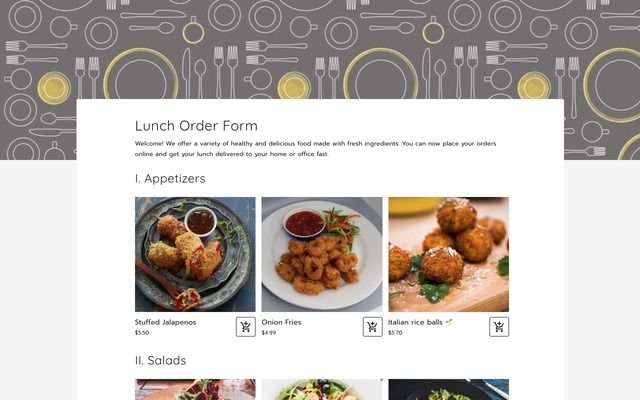 Buy Lunch Online