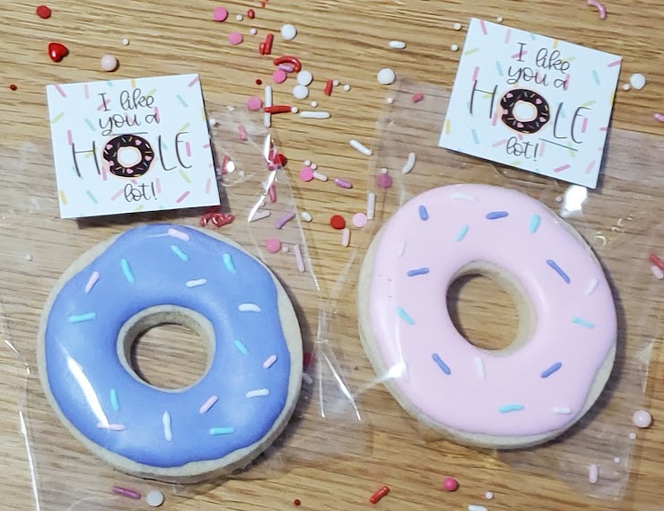 I like you a hole lot! Each 3 1/2" Donut Cookie is individually wrapped.