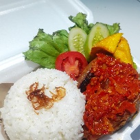 NASI + AYAM PENYET KANTIN REZA