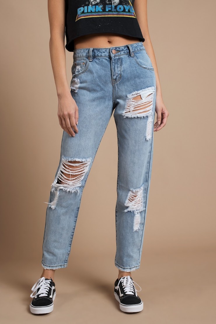 Distressed Jeans