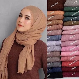 Hijab Pashmina Crinkle