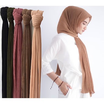 Hijab Pashmina Plisket