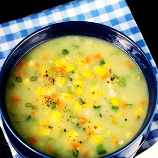 Veg corn soup 