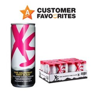 XS Energy Drink Pink Grapefruit Fiery Blaze 