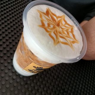 Iced Butterscotch machiato