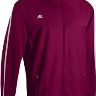 Warmup Jacket, Maroon/White: Youth Sizes