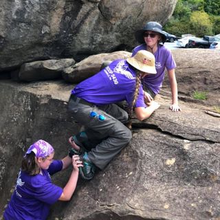 Purple Sport Tek T-Shirt with 543G Logo