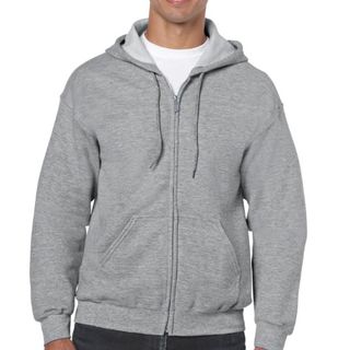 Grey Zip Up with 543G Logo 