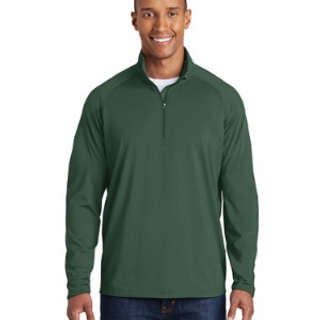 Sport-Tek® Sport-Wick® Stretch 1/2-Zip Pullover. ST850 (Forest Green) Image