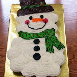 Snowman Cake