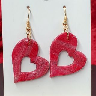 Sparkle Red - Gold Hooks