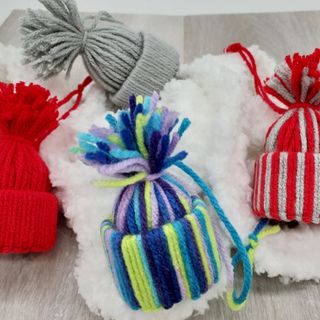 Yarn Hat Ornaments