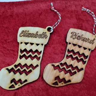 Stocking Ornament with Engraving