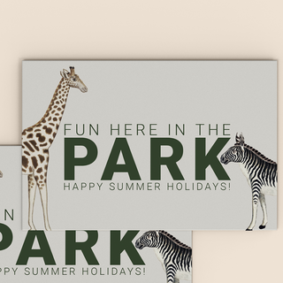 Fun Here in the Park Greeting Card