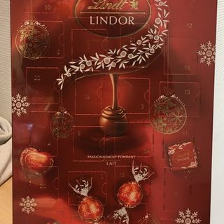 Calendrier Lindt Lindor Lait