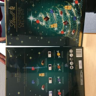 Calendrier Lindt Vert