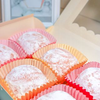 WATERMELON MOCHI WITH CREAM