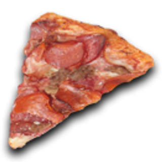 4 Meat Pizza Slice