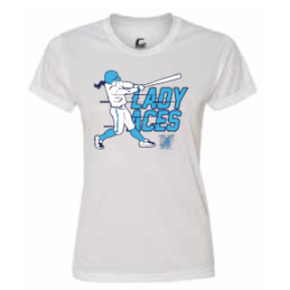 White Performance Womens Tee