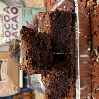 Double Chocolate Sourdough Brownies (8x8 tin)