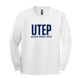 White UTEP DPT Long Sleeve