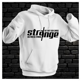 White Strange Hoodie