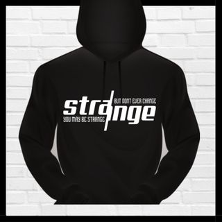 Black Strange Hoodie 