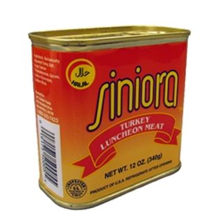 SINIORA Turkey Luncheon Meat 12oz x 24 ceo 