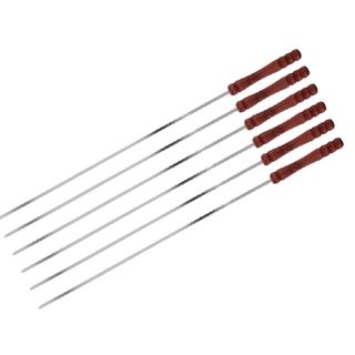 Shish Kebab Kabob Skewers, 1/2 -cm Wide Blade, Set of 24