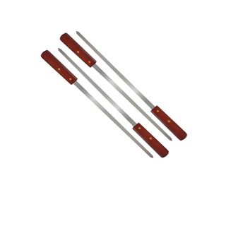 Shish Kebab Kabob Skewers, 1/2 -Inch Wide Blade, Set of 24