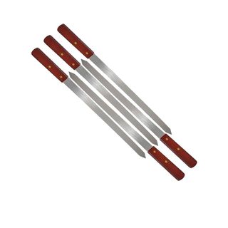 Shish Kebab Kabob Skewers, 1-Inch Wide Blade, Set of 24