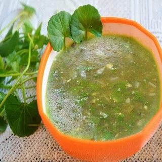 INDIAN PENNY WORT  SOUP - வல்லாரை சூப் 