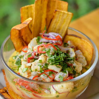 CEBICHE DE PESCADO Y PULPO