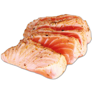 Sashimi saumon braisé (6 pièces) 