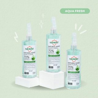 500 ml Pure Protect Sanitizer Alcohol with Aloe Vera and Tea tree oil - Aqua Fresh Scent