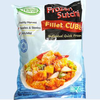 Twinfish Sutchi Fillet Cube 1kg