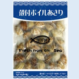 Twinfish FRZ Boiled Asari Clam 450g