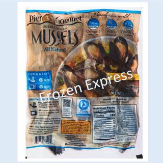 FRZ Whole Black Mussels 454g