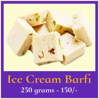 Ice Cream Burfi (250 Grams)