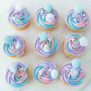 Sea theme cupcake