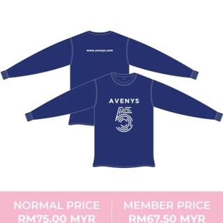 T-shirt -Long Sleeve (Navy Blue) 