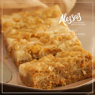 Carrot Cheesecake Bars Box of 18