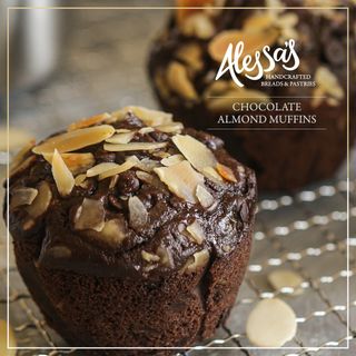 Chocolate Almond Muffins Box of 12