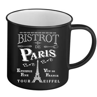 MUG047 - MUG RETRO GM BISTROT CHIC NOIR #6936