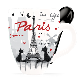 MUG028 - MUG SPOON CHAT AMOUREUX #3167