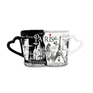 COU007 - MINI COUPLE MUG ILLUSTRATION #4551