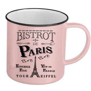 MUG048 - MUG RETRO GM BISTROT CHIC ROSE #6936