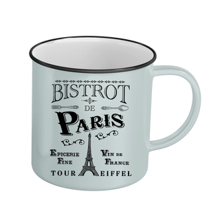 MUG062 - MUG RETRO PM BISTROT CHIC BLEU #6837