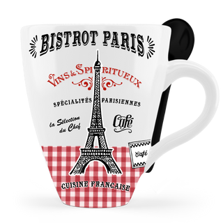 MUG041 - MUG SPOON BISTROT VICHY #8442